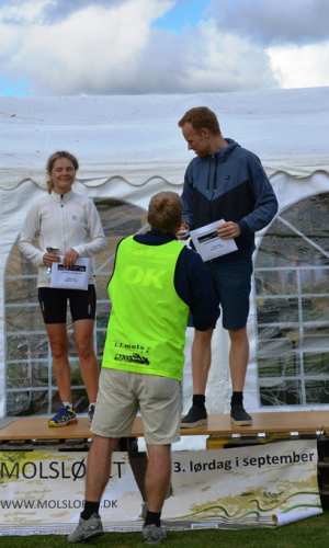 6 km (15-49 år) vindere: Laila Søholm og Lars Hovgaard