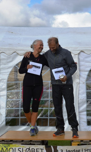 6 km (50+) vindere Thomas Thykjær og Hanne Høstrup